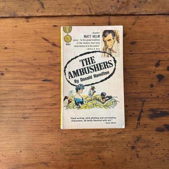 Vintage Matt Helm Authored Paperback Set By Donald Hamilton - Picture 3 of 6